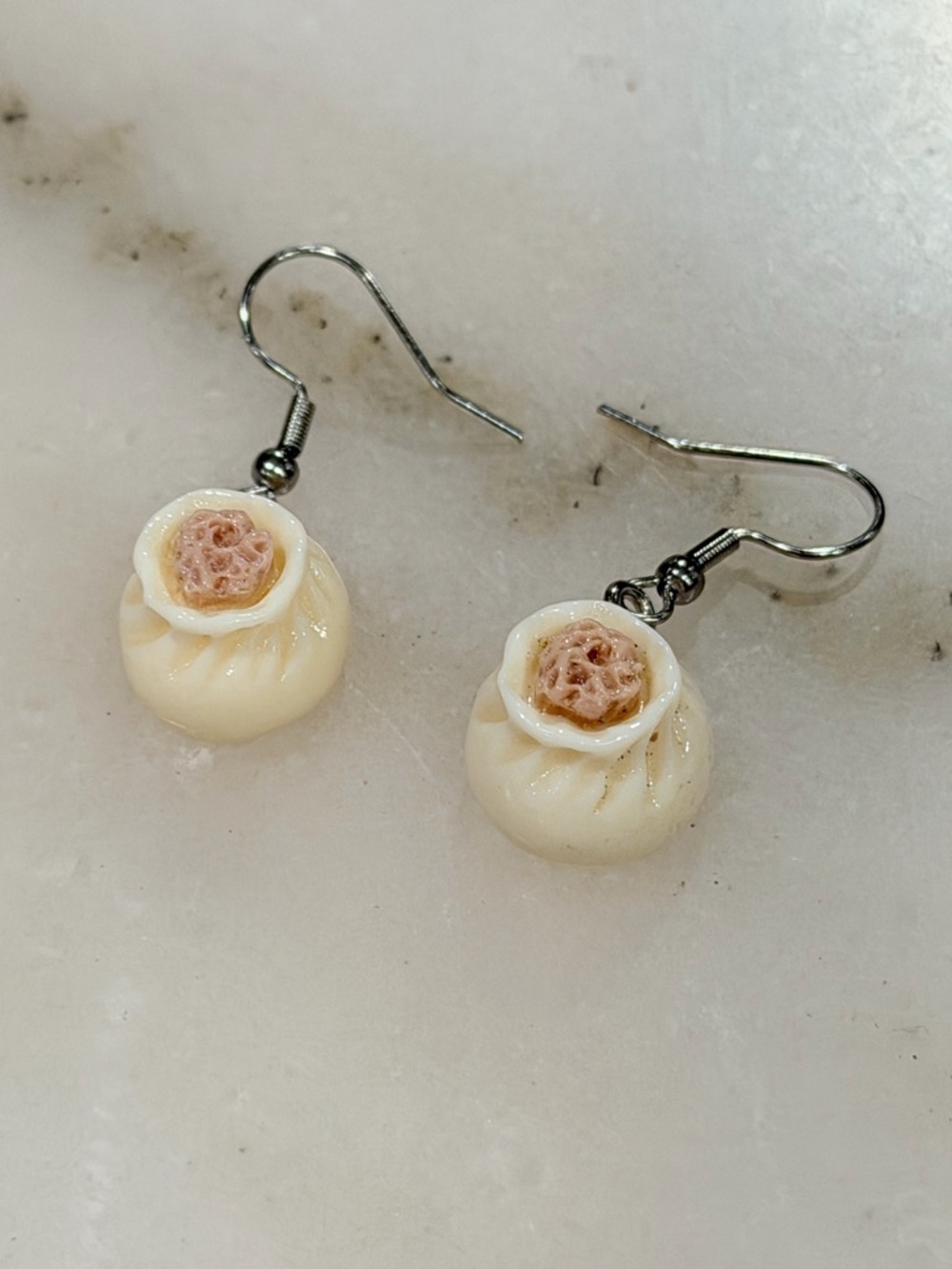 ✨ 5 for $30 Earring Bar ✨ Dumpling Dangle Earrings Food Jewelry Bao Bun Earrings